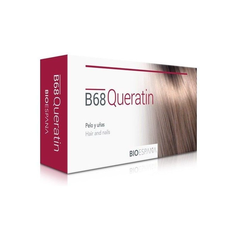 B68 QUERATIN. 45 comprimidos. Bioespaña.