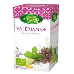 Complemento Alimenticio de Valeriana plus -ECO- 28g/ Food supplement of Valerian plus -ECO- Tea bags 28g