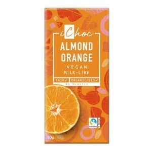 Chocolate vegano Almon-Orange 80 g
