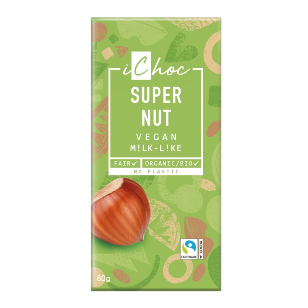 Chocolate vegano Supernut 80 g