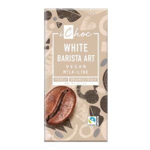 Chocolate vegano White Barista Art 80 g