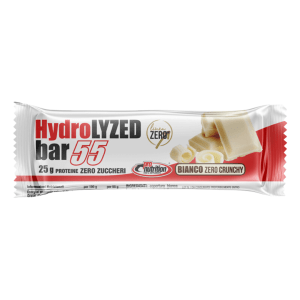 BARRITAS 24x55 g HYDROLYZED 50% choco blanco crunchy