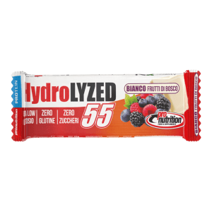 BARRITAS 24x55 g HYDROLYZED 50% choco blanco-f.bosque