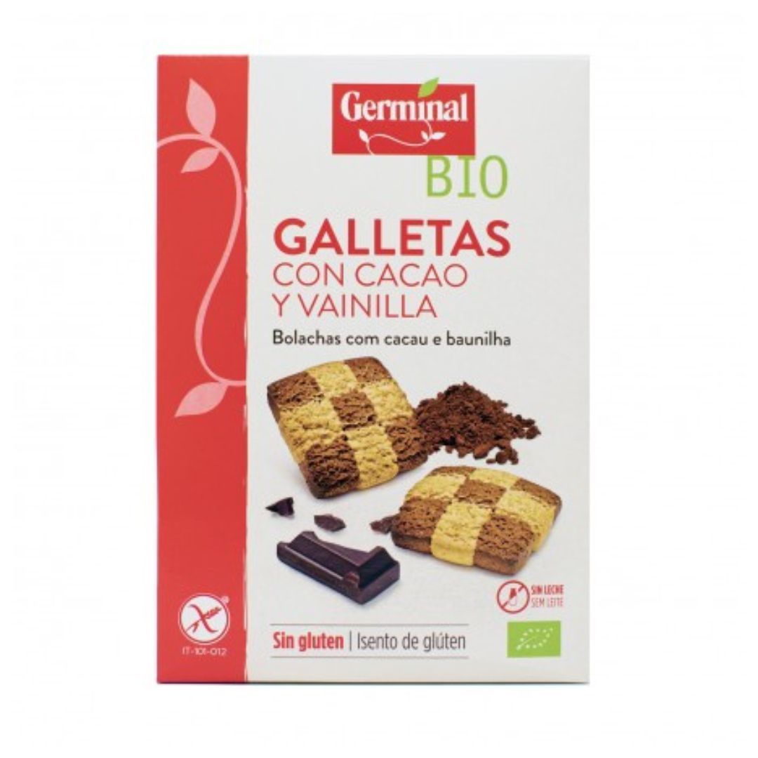 GALLETAS SIN GLUTEN DE CACAO CON VAINILLA