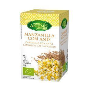 Caja Infusión Manzanilla con Anís -ECO- 28g/Chamomile with aniseed -ECO- Tea bags 28g