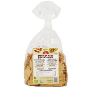 Mini cracker espelta sabor pizza 250 g