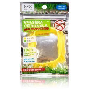 Pulsera Adulto Silicona Amarilla Citronela