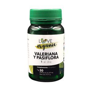 Valeriana y pasiflora 30 cápsulas