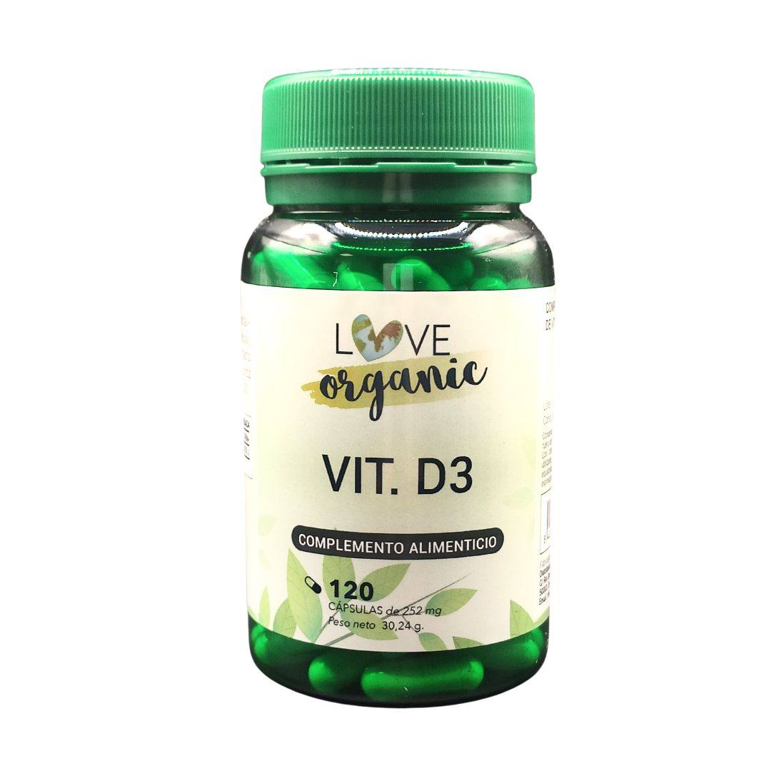 Vitamina D3 120 cápsulas