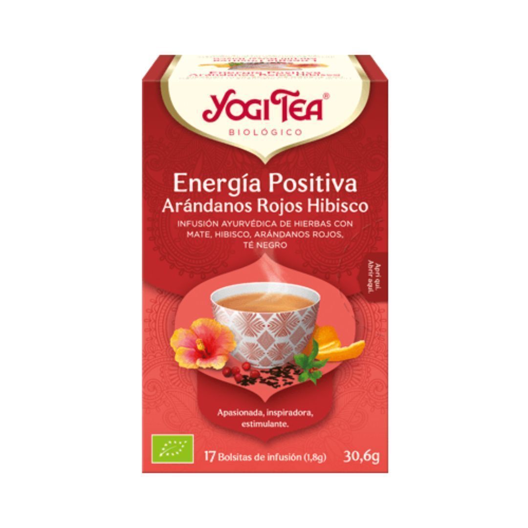 Yogi Tea Energía Positiva Arándanos Hibisco 7x1,8 g
