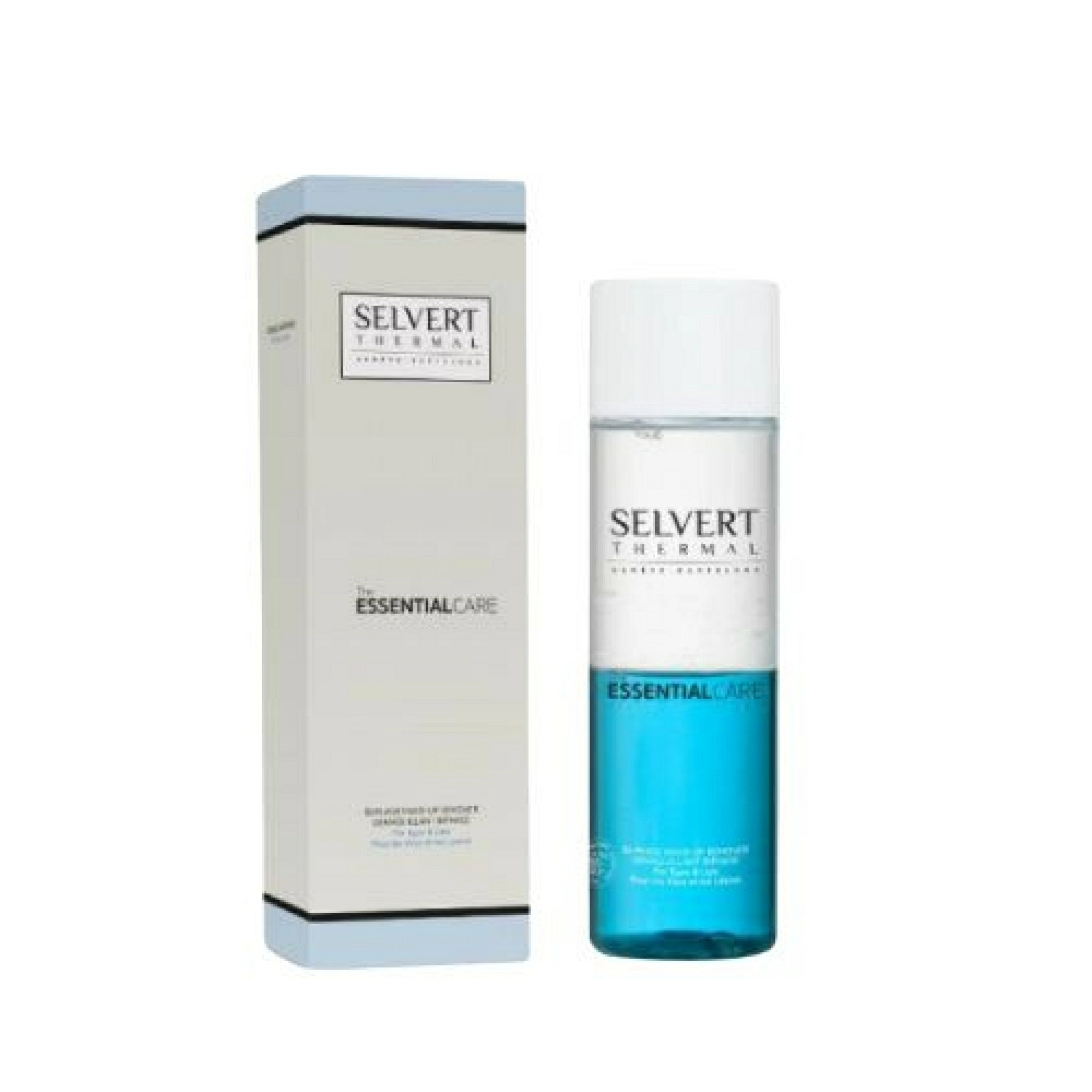 limpiador bifásico ojos y labios / the essential care / 200 ml. / Selvert Thermal