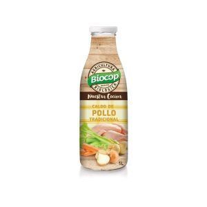 Caldo de pollo tradicional Biocop 1 lt