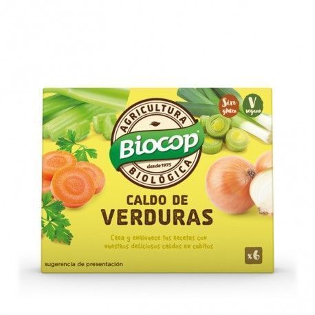 Caldo de verduras cubitos 6 x 10 g