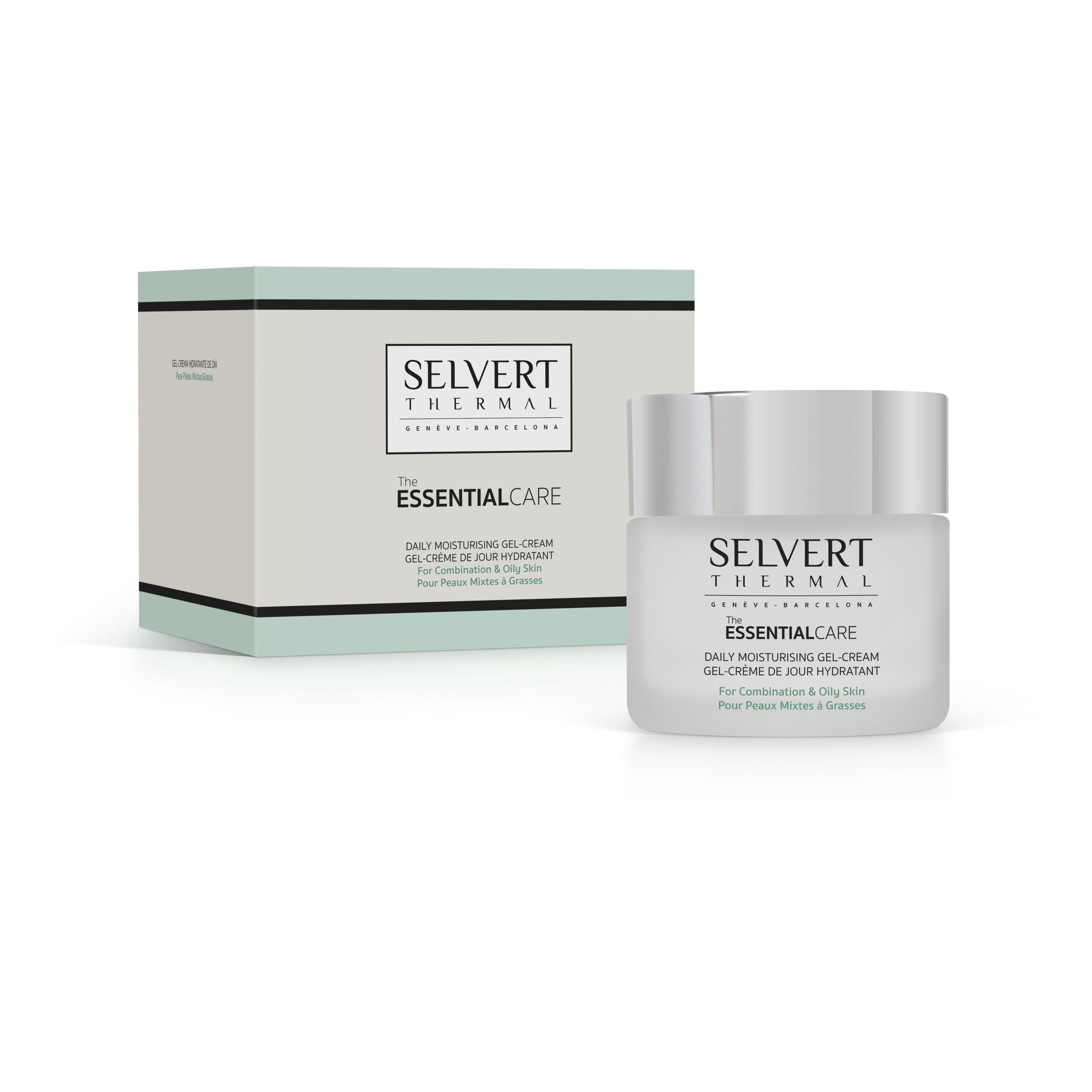 gel-crema pieles grasas tendencia acnéica - The essential care- Selvert Thermal 50 ml.