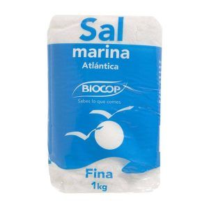 Sal marina atlántica fina Biocop 1 kg